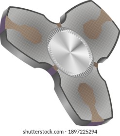 Hand spinner. Fidget toy for increased focus, stress relief.