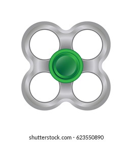 Hand spinner. Fidget toy for increased focus, stress relief.