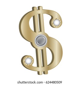 Hand spinner. Fidget toy for increased focus, stress relief.
