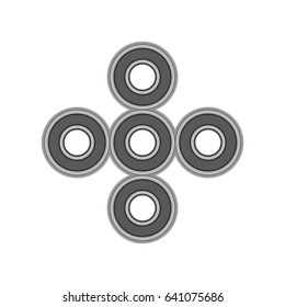 Hand spinner. Fidget toy for increased focus, stress relief.
