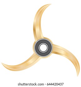 Hand spinner. Fidget toy for increased focus, stress relief.