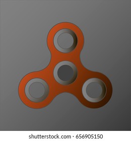 Hand spinner. Fidget toy for increased focus, stress relief.