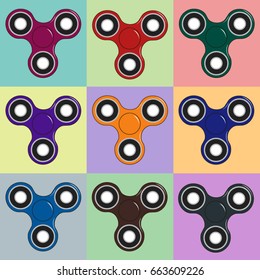 Hand spinner. Fidget toy for increased focus, stress relief. Spinning