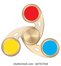 Hand spinner. Fidget toy for increased focus, stress relief.