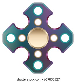 Hand spinner. Fidget toy for increased focus, stress relief.