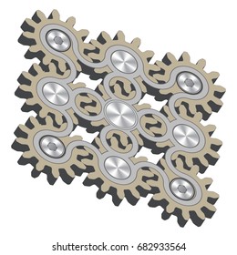 Hand spinner. Fidget toy for increased focus, stress relief.