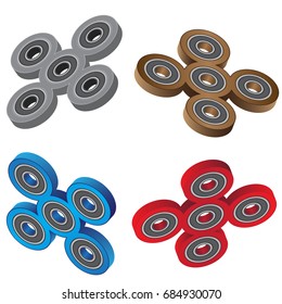 Hand spinner. Fidget toy for increased focus, stress relief.