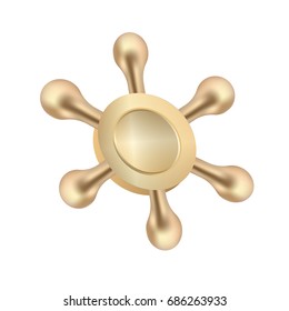 Hand spinner. Fidget toy for increased focus, stress relief.