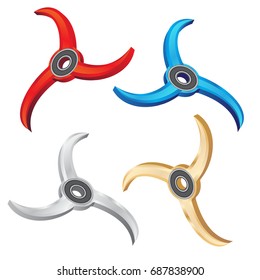 Hand spinner. Fidget toy for increased focus, stress relief.
