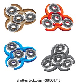 Hand spinner. Fidget toy for increased focus, stress relief.