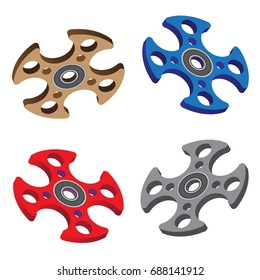 Hand spinner. Fidget toy for increased focus, stress relief.