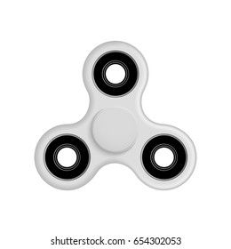 Hand spinner fidget vector illustration. Relaxation hand spinner device.