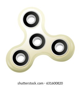 Hand spinner flat vector illustration. Hand spinner tricks. Badges, labels, banners, advertisements, brochures, business templates. Vector illustration isolated on white background