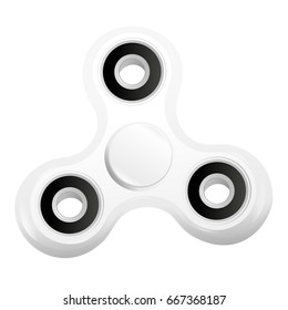 Hand spinner flat vector illustration. Hand spinner tricks. Badges, labels, banners, advertisements, brochures, business templates. Vector illustration isolated on white background
