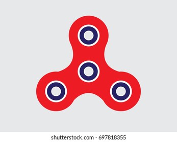 Hand spinner icon. Vector illustration