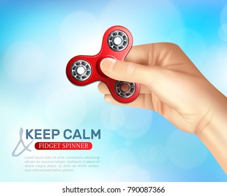 Hand Spinner Toy Poster