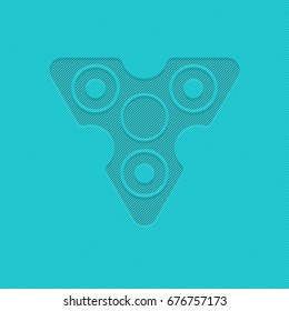 Hand spinner toys flat vector background