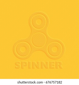 Hand spinner toys flat vector background