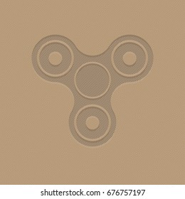 Hand spinner toys flat vector background