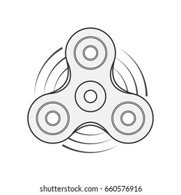 Hand Spinner vector Template