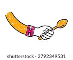 Hand Spoon Cook Utensil Kitchen Family Home