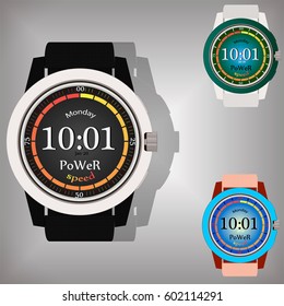Hand sport watch.