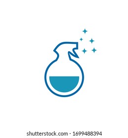 Hand sprayer icon logo design vector template