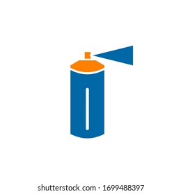 Hand sprayer icon logo design vector template