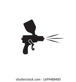 Hand sprayer icon logo design vector template