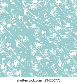 Hand stamped textured  fresh tender seamless pattern . All objects are conveniently grouped  and are easily editable.