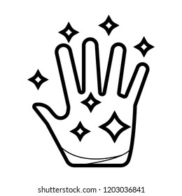 hand star icon