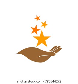 Hand and Stars Logo