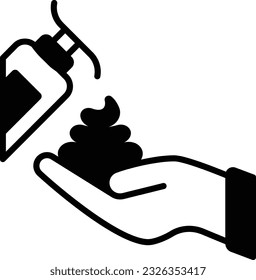 hand Sterilization soap concept, Disinfectants and Sterilants bottles vector icon design, Housekeeping symbol, Office caretaker sign, porter or cleanser equipment stock illustration