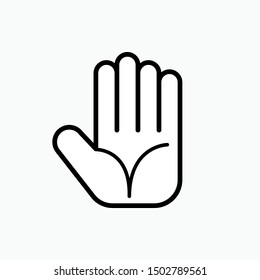 
Hand Stop Icon - Vector, Sign and Symbol for Design, Presentation, Website or Apps Elements.