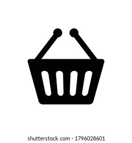 vector de icono del carro de la tienda manual