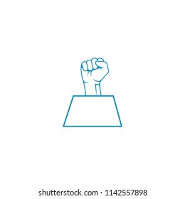 hand strong logo