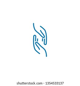 Hand Stylized Line Logo Vector Stock Vector (Royalty Free) 1354533137 ...