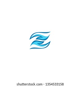 Hand stylized line logo. - Vector