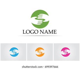 Hand stylized logo

