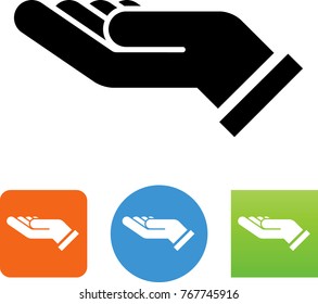 Hand Support Gesture Icon