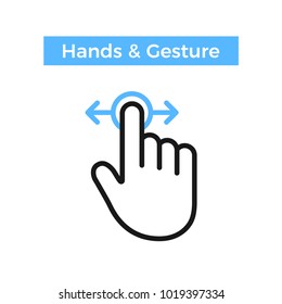 Hand Swipe Icon