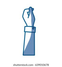 Hand up symbol