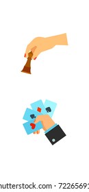 Hand symbol icon set