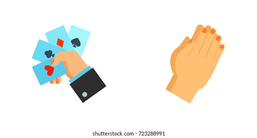 Hand symbol icon set