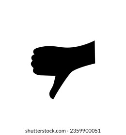 Hand symbol icon vector. Hand illustration sign. Symbol shown by the hand sign.