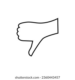 Hand symbol icon vector. Hand illustration sign. Symbol shown by the hand sign.