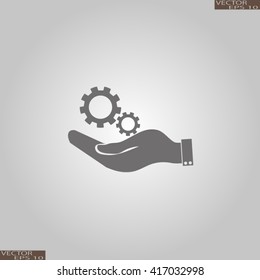 hand symbol settings, Service tool