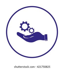 hand symbol settings, Service tool