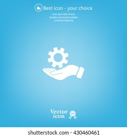 hand symbol settings, Service tool