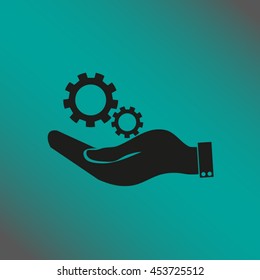 hand symbol settings, Service tool